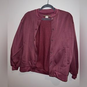 Mauve Cotton Sport Jacket